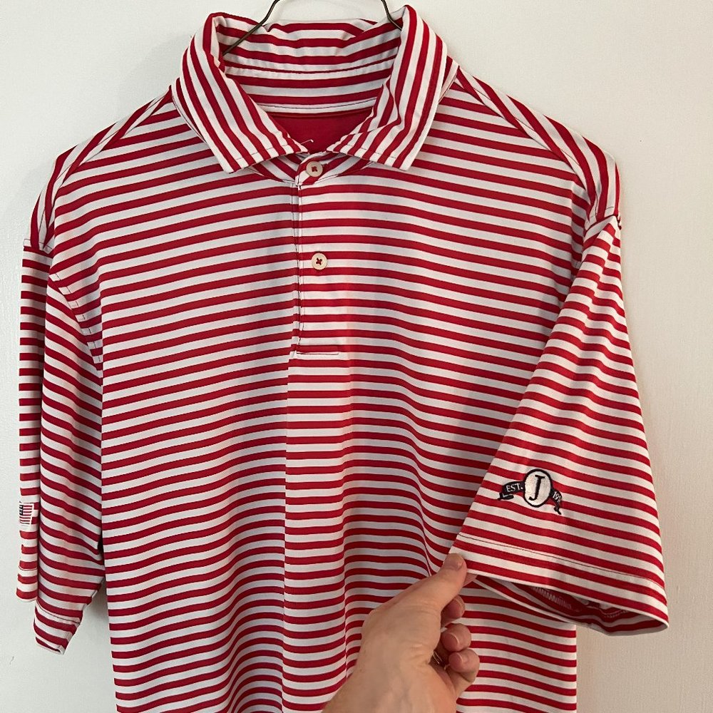 FG Tech Golf Polo w/ Jackson Country Club Emblem on Sleeve